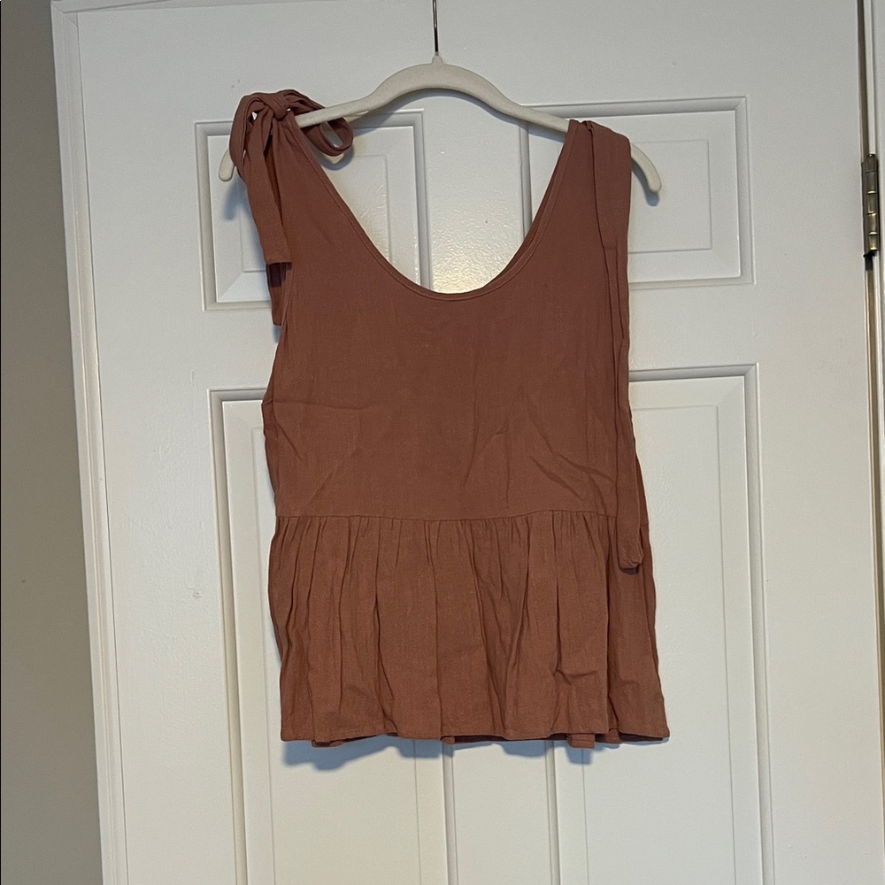 Entro Sleeveless Blouse in Warm Pink